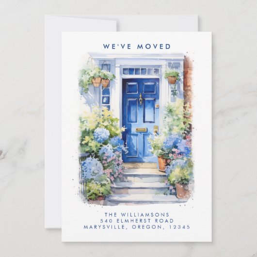 Aankondiging blauwe deurbewegingen (Voorkant)