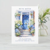 Aankondiging blauwe deurbewegingen (Staand voorkant)