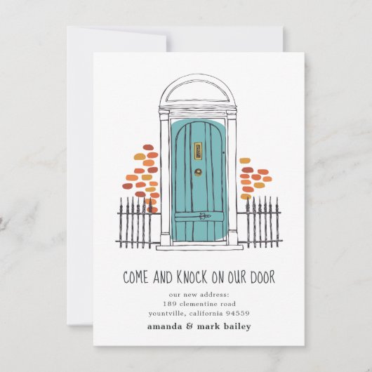 Aankondiging blauwe deurbewegingen (Voorkant)