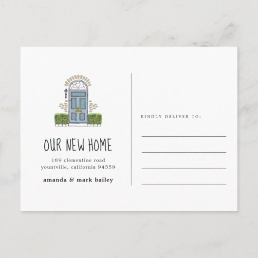 Aankondiging blauwe deurbewegingen (Achterkant)