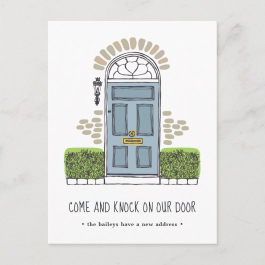 Aankondiging blauwe deurbewegingen (Voorkant)