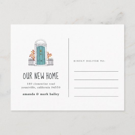 Aankondiging blauwe deurbewegingen (Achterkant)