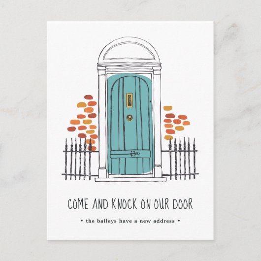 Aankondiging blauwe deurbewegingen (Voorkant)