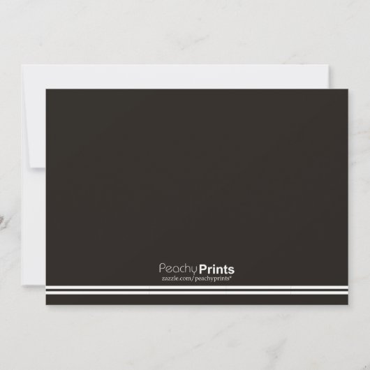 Aankondiging Blauwgroen afstuderen zwart en Turquo (Achterkant)