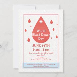 Aankondiging bloeddonatie