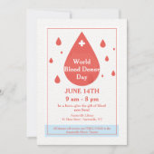 Aankondiging bloeddonatie (Voorkant)