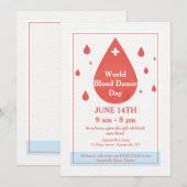 Aankondiging bloeddonatie (Voorkant / Achterkant)