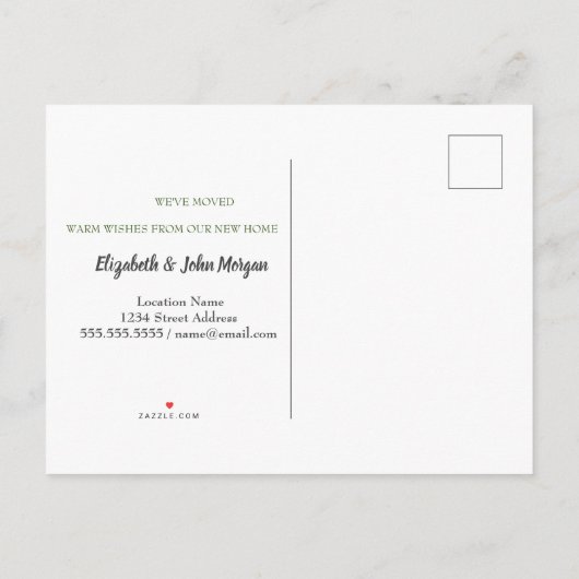 Aankondiging Briefkaart (Achterkant)