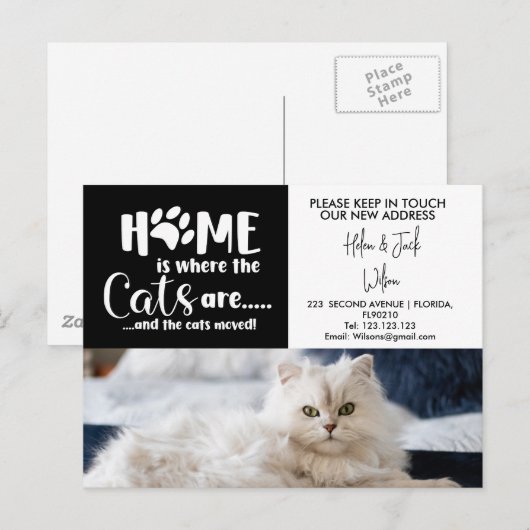 Aankondiging Briefkaart CAT (Voorkant / Achterkant)