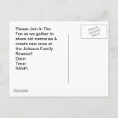 Aankondiging briefkaart  retrocessie (Achterkant)