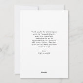 Aankondiging bruiloft foto kerstfeest (Achterkant)