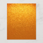Aankondiging budget aangepast Gold Glitter-Afstude (Achterkant)