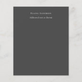 AANKONDIGING BUDGET Afstudeerfoto Bedankt Uitnodig (Achterkant)