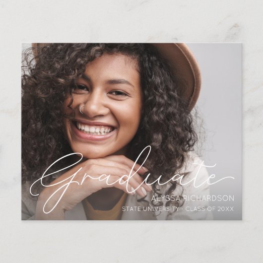 Aankondiging budgetscript Afstuderen-uitvoering Flyer (Voorkant)