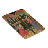 Aankondiging, c.1457 (temperatuur op het paneel) magneet (Rechterzijde)