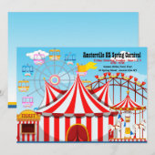 Aankondiging carnival Fairground (Voorkant / Achterkant)