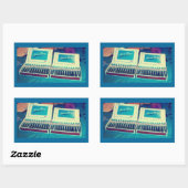 Aankondiging  Cigar Baby Boy Rechthoekige Sticker (Vel)