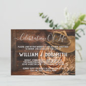 Aankondiging Cowboy Pet Memorial Service (Staand voorkant)