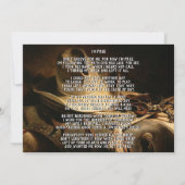 Aankondiging Cowboy Things Memorial Service (Achterkant)