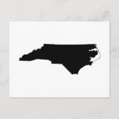 Aankondiging creëer a Moving to North Carolina Briefkaart (Voorkant)