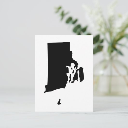 Aankondiging creëer a Moving to Rhode Island Briefkaart (Staand voorkant)