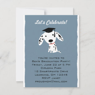 Aankondiging Dalmatiaans Afstuderen Puppy