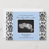 Aankondiging Damask Blue Birth (Voorkant)