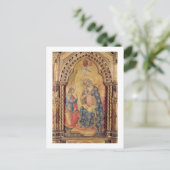 Aankondiging (deel van de polysoort) (olie op het  briefkaart (Staand voorkant)