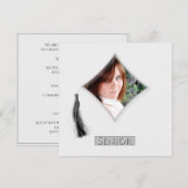 Aankondiging Diamond Afstuderen Tassel (Voorkant / Achterkant)