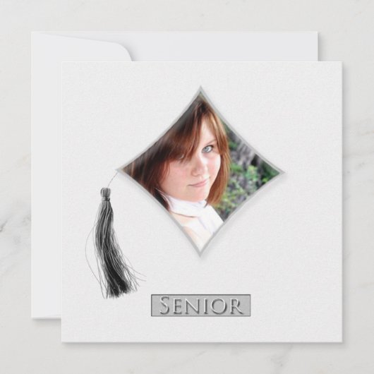 Aankondiging Diamond Afstuderen Tassel (Voorkant)