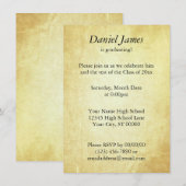 Aankondiging document papier (Voorkant / Achterkant)