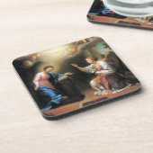 Aankondiging door Anton Raphael Mengs Bier Onderzetter (Linkerzijde)