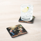 Aankondiging door Anton Raphael Mengs Bier Onderzetter (Rechterzijde)