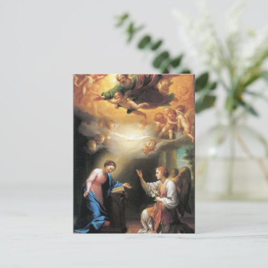 Aankondiging door Anton Raphael Mengs Briefkaart (Staand voorkant)