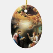 Aankondiging door Anton Raphael Mengs Keramisch Ornament (Voorkant)