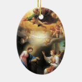 Aankondiging door Anton Raphael Mengs Keramisch Ornament (Achterkant)