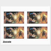 Aankondiging door Anton Raphael Mengs Rechthoekige Sticker (Vel)