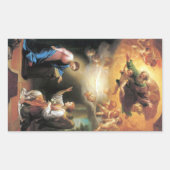 Aankondiging door Anton Raphael Mengs Rechthoekige Sticker (Voorkant)