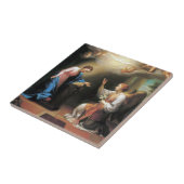 Aankondiging door Anton Raphael Mengs Tegeltje (Zijkant)