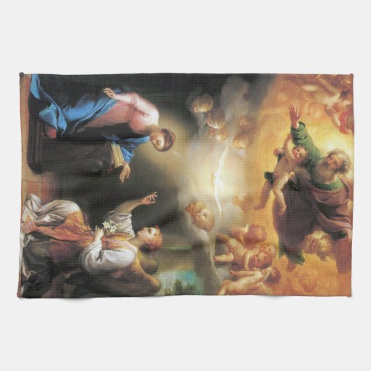 Aankondiging door Anton Raphael Mengs Theedoek (Horizontaal)