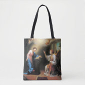 Aankondiging door Anton Raphael Mengs Tote Bag (Voorkant)