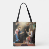 Aankondiging door Anton Raphael Mengs Tote Bag (Achterkant)