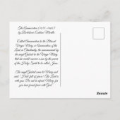 Aankondiging door Bartolomé Esteban Murillo Briefkaart (Achterkant)