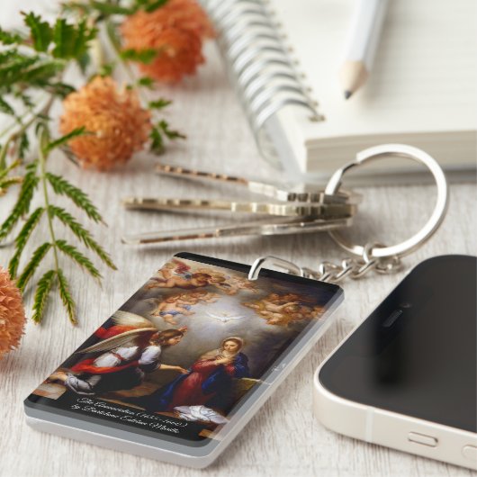 Aankondiging door Bartolomé Esteban Murillo Sleutelhanger (Voorkant Rechts)