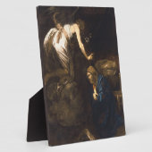 Aankondiging door Caravaggio Fotoplaat (Zijkant)