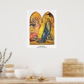 Aankondiging door Don Lorenzo Monaco Poster (Keuken)