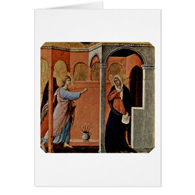 Aankondiging door Duccio (Voorkant)