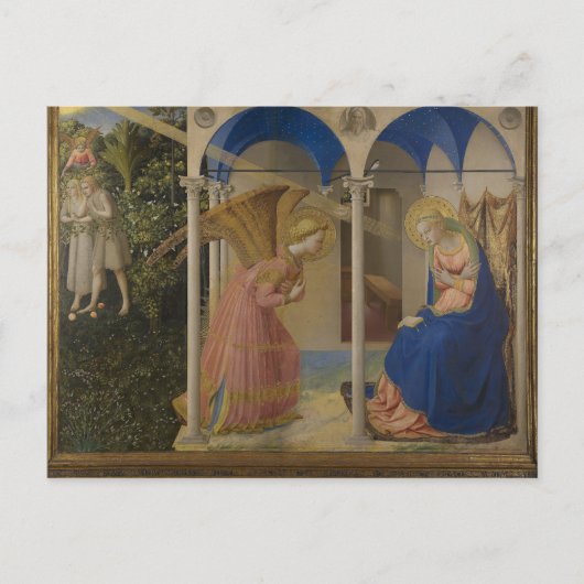Aankondiging door Fra Angelico Briefkaart (Voorkant)