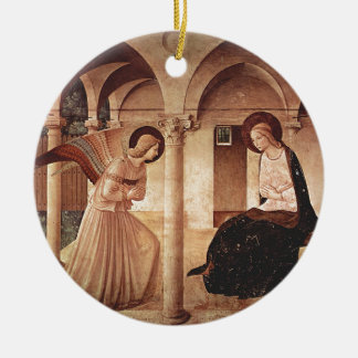 Aankondiging (door Fra Angelico) Keramisch Ornament