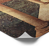 Aankondiging (door Fra Angelico) Poster (Hoek)